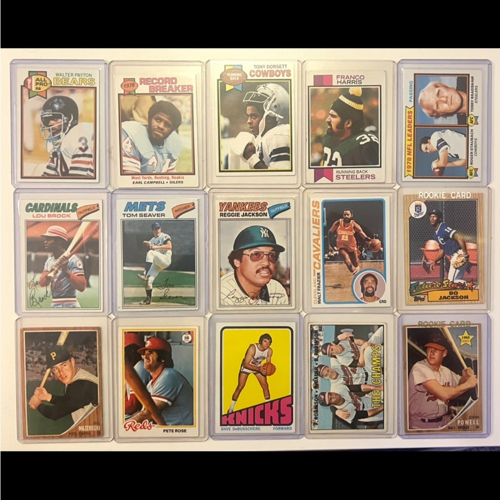 Topps Vintage Sports Trading Cards Collection